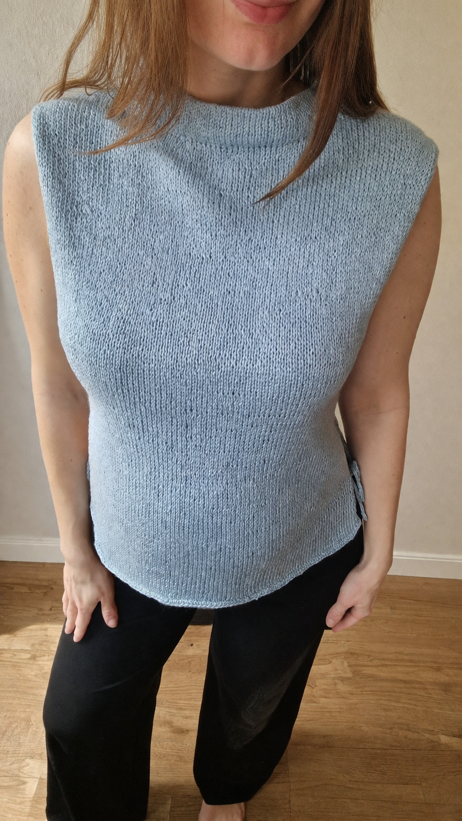 Inca top Sleeveless Pattern | Minimalist Linen Blend Side Tie Tank