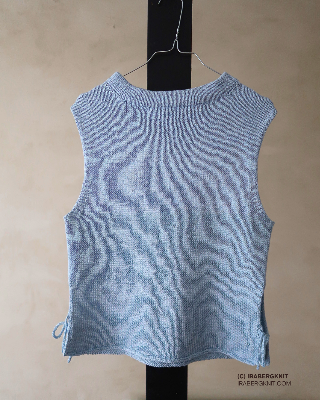 Inca top Sleeveless Pattern | Minimalist Linen Blend Side Tie Tank
