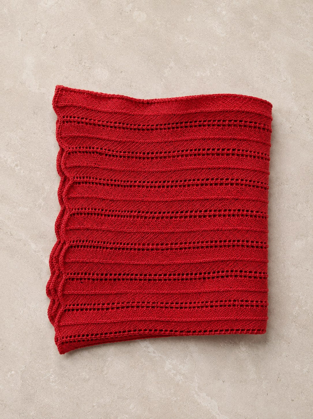 Heirloom Lace Baby Blanket Knitting Pattern (PDF) - Beginner friendly