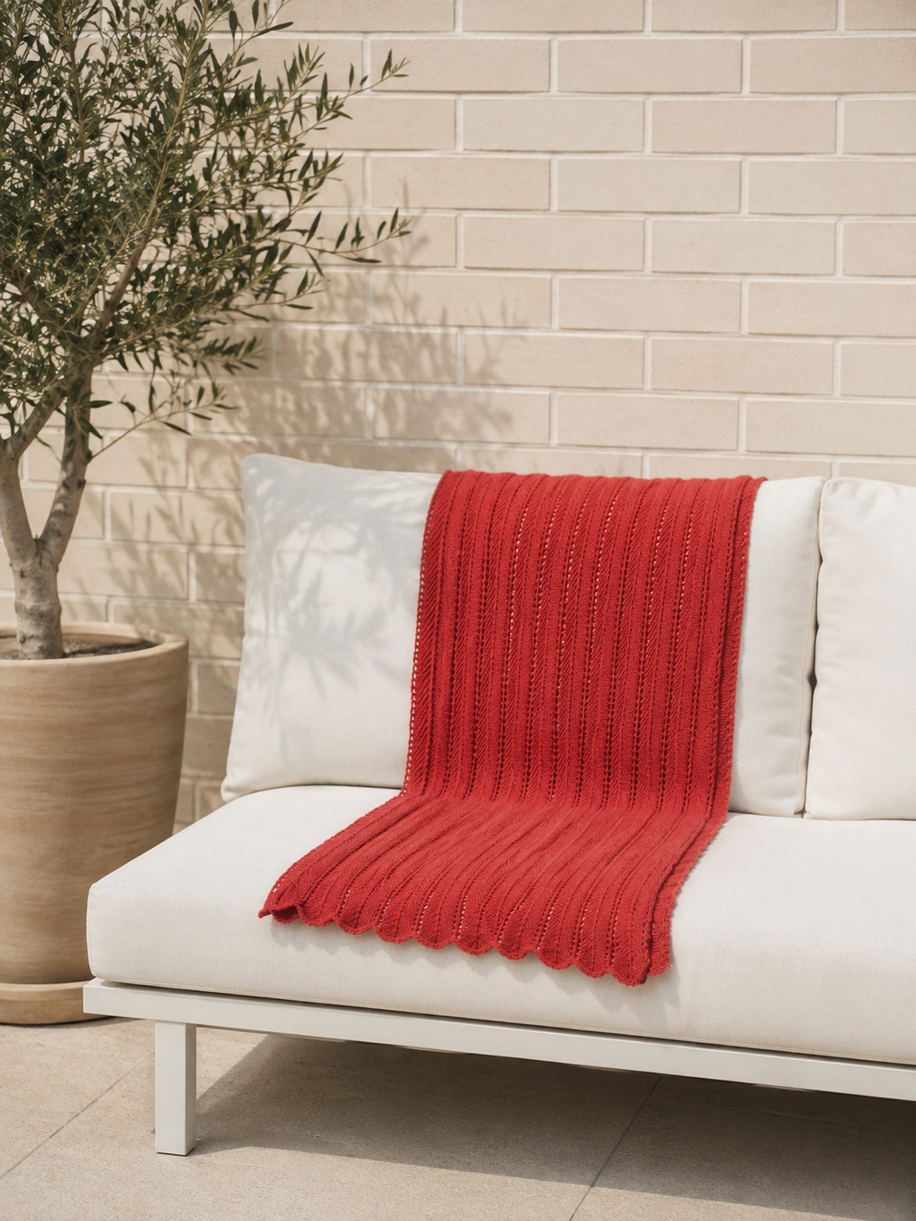 Heirloom Lace Baby Blanket Knitting Pattern (PDF) - Beginner friendly