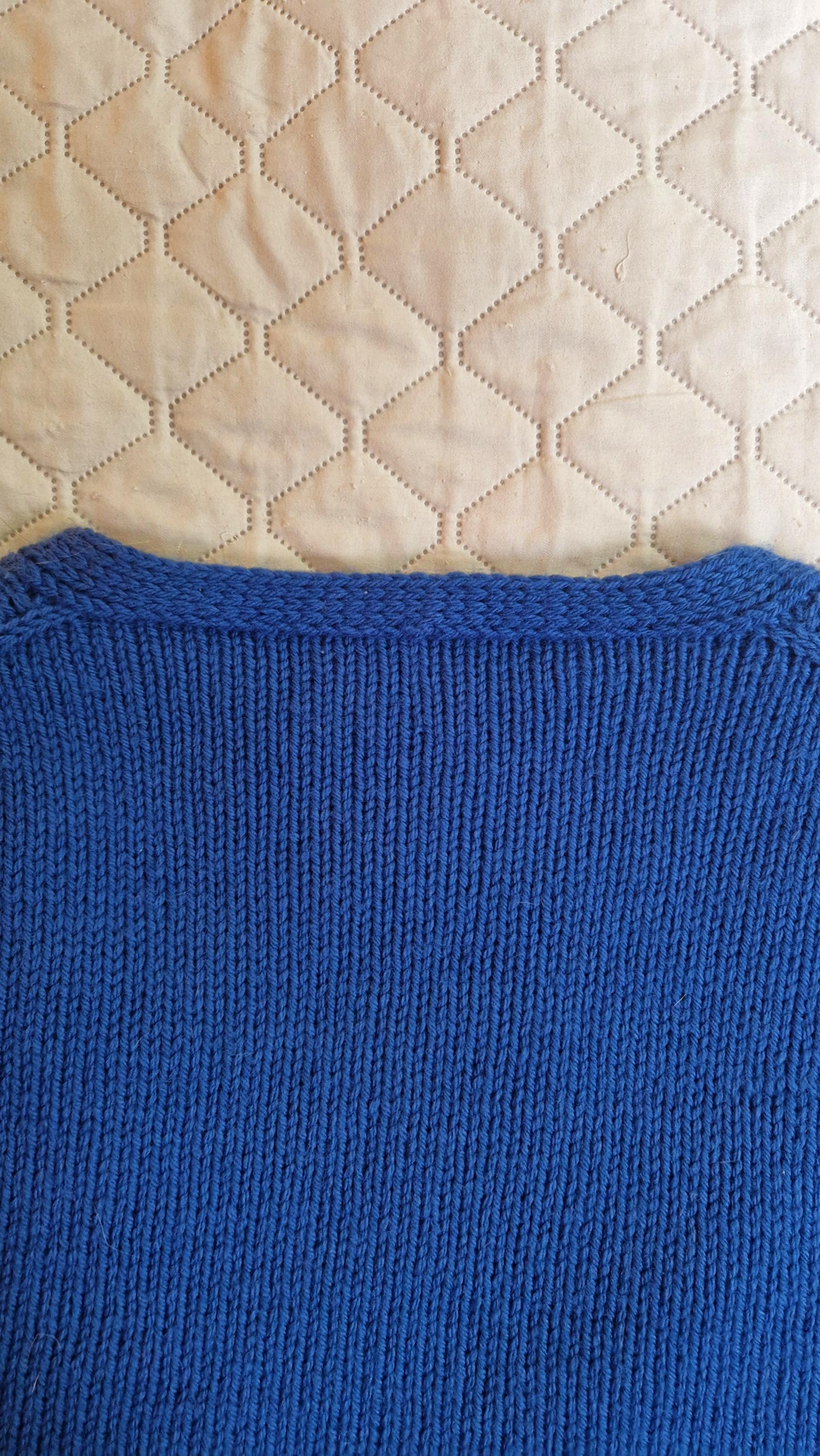 Bluebell Flare Cardigan Knitting Pattern PDF: Boxy V-Neck, Flared Sleeves (XS–XXL)